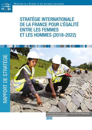 185 Min de l’Europe 2018 Stratégie interna France égalités fem  hom 2018 2022
